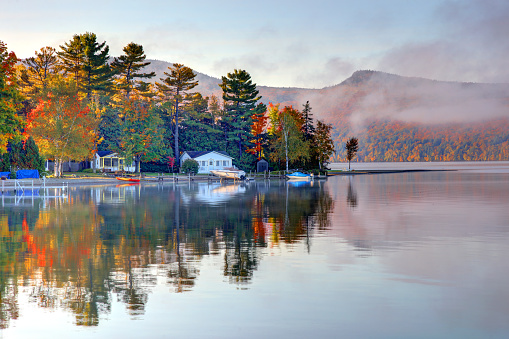 Lake Willoughby is a lake in the town of Westmore in Orleans County in the Northeast Kingdom of Vermont