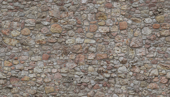 Seamless rock wall texture. Natural rock tiles