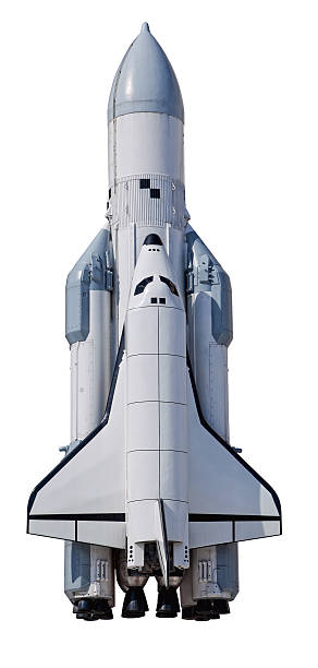 istock Spaceship Buran from Samara, Russia on a white background 136259326