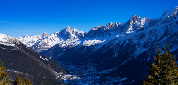 istock View of Chamonix valley from the mountain 1362595935