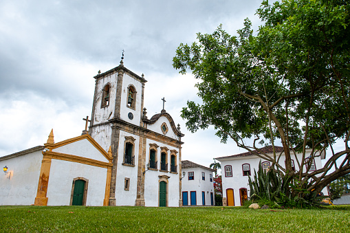 The Church of Santa Rita de Cássia is located in a square facing the bay of Paraty, in Paraty, in the state of Rio de Janeiro, in Brazil.