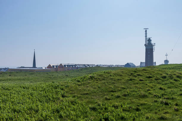 l’île d’helgoland en allemagne par temps ensoleillé - north sea audio photos et images de collection