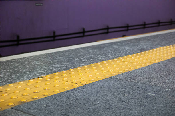 istock Floor signage for visually impaired people 1362604586