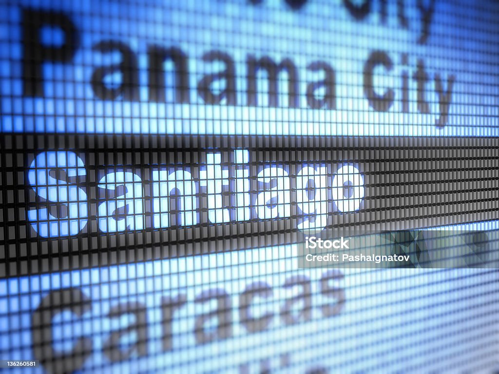 Santiago - Foto stock royalty-free di Aereo di linea