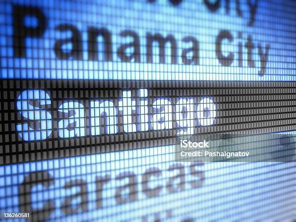 Santiago - Fotografias de stock e mais imagens de Aeroporto - Aeroporto, Apresentação Digital, As Américas