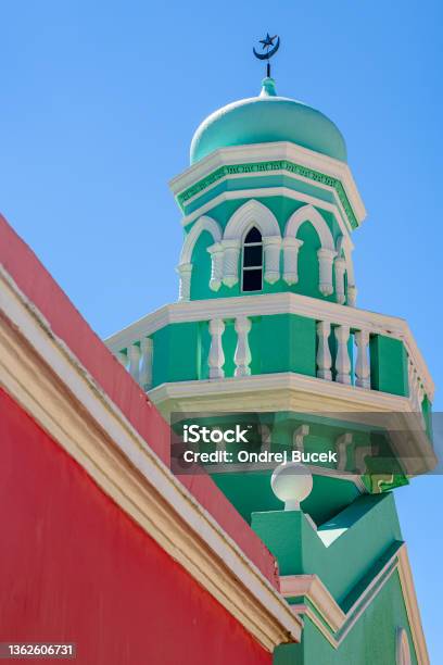 Colourful Buildings In Muslim Bokaap District In Cape Town South Africa Stock Photo - Download Image Now