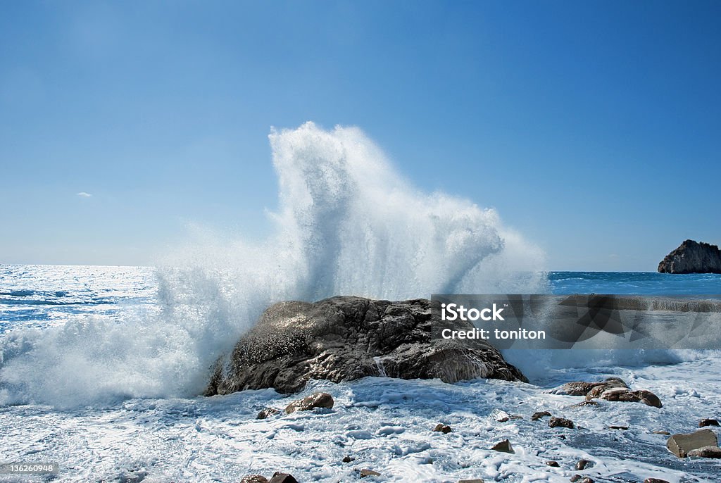 Sea Storm rock Sea Storm Rock - Object Stock Photo