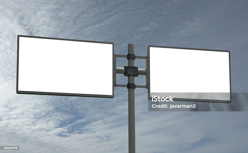 blank billboard, Adicione sua mensagem - Foto de stock de Abstrato royalty-free