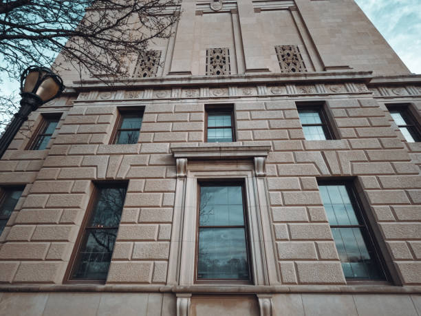 istock Illinois State Capitol Building facade in Springfield, IL, USA. 1362615544