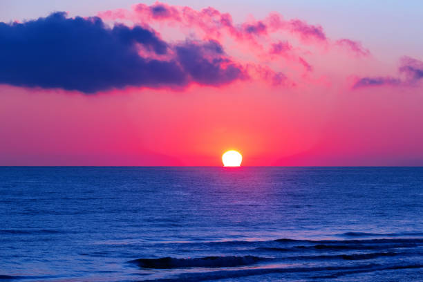 istock Stunning sunrise at Caspian Sea in Derbent, Dagestan. 1362616263