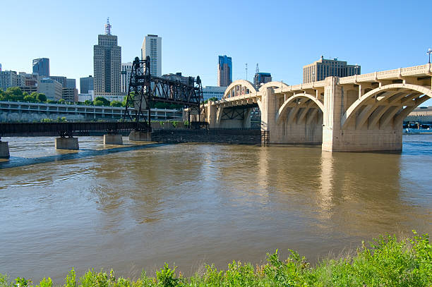 istock Saint Paul Bridges and Skyline 136261753