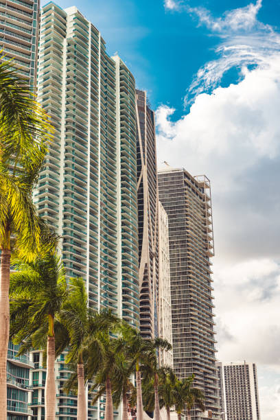 istock Skyscrapers in Miami, Florida, at Biscayne Boulevard 1362618286