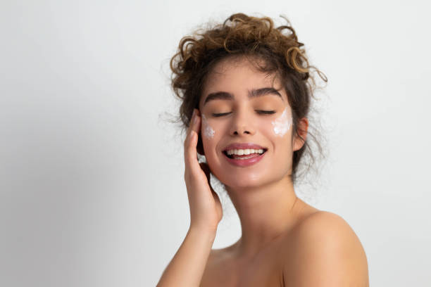 istock A beautiful young woman nurtures her face 1362619169