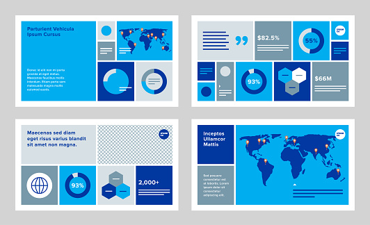 Modular Presentation Insert System Modular Presentation Design Template With Modern Geometric Graphics ...