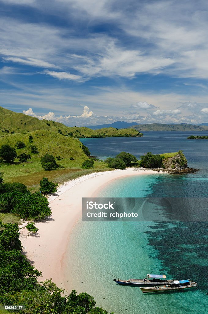 Indonesia, Flores, Komodo National Park Komodo National Park - isladnds paradise for diving and exploring. The most populat tourist destination in Indonesia, Nusa tenggara. Labuan Bajo Stock Photo