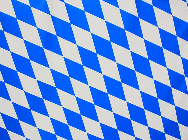 istock Bavarian blue and white rhombus as background 136263830