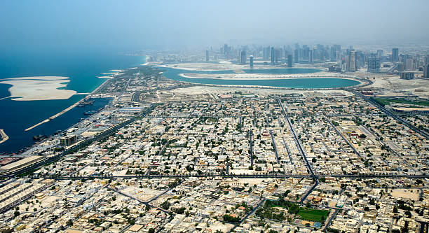 istock Dubai city from bird's eye view 136264505