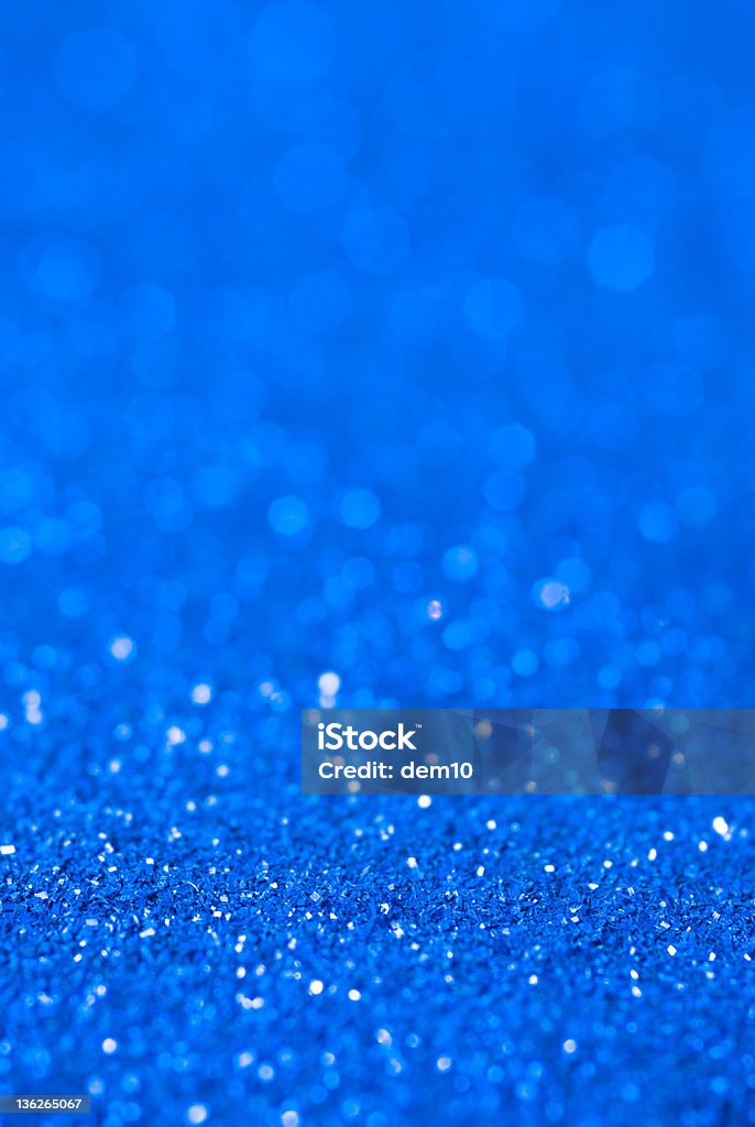 Espumante fundo azul - Royalty-free Natal Foto de stock