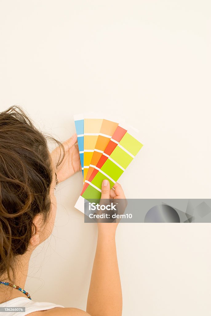 Holding Farbe shade-Karten - Lizenzfrei Aussuchen Stock-Foto