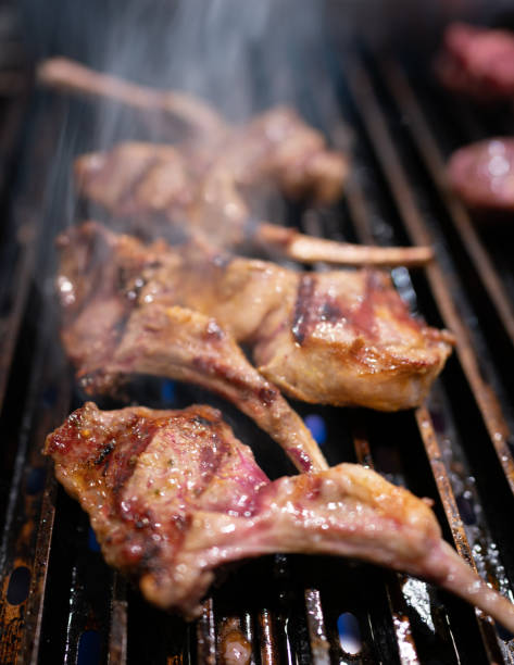 istock Grilled lamb on the bbq 1362660750