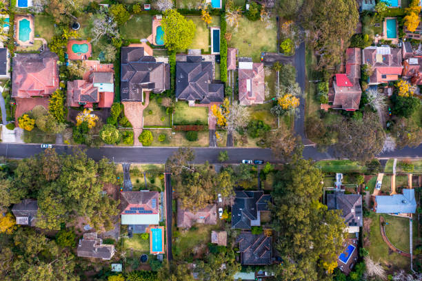 istock Sydney Suburb overhead perspective roof tops 1362664465