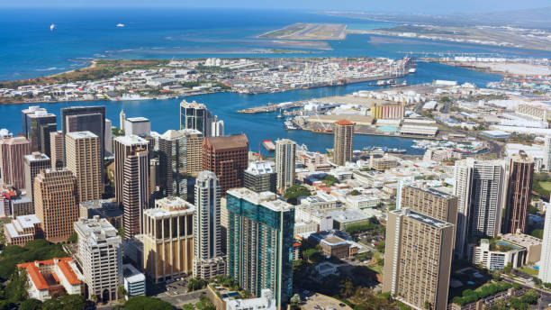 istock View of cityscape with sea 1362667867