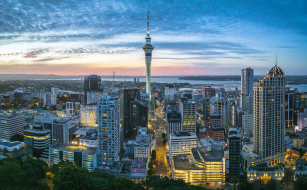 Auckland City New Zealand Auckland City skyline auckland region photos stock pictures, royalty-free photos & images
