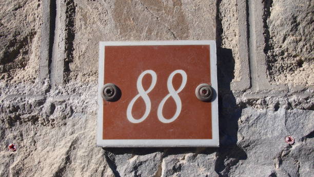 House number eighty eight in Champery, Switzerland