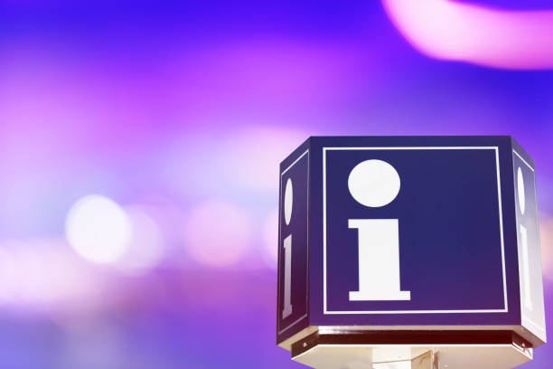 Info point sign Info point, sign for tourists and business concepts. information symbol stock pictures, royalty-free photos & images