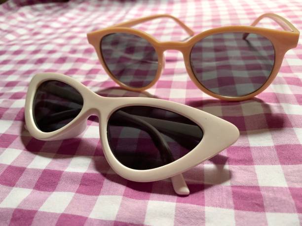 istock Vintage sunglasses on picnic blanket 1362678718