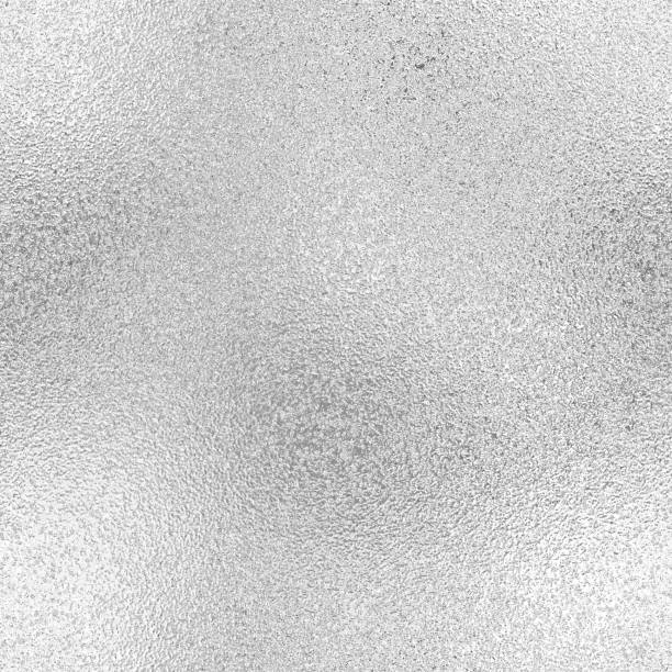 istock Silver foil seamless texture, metallic glitter background 1362685389