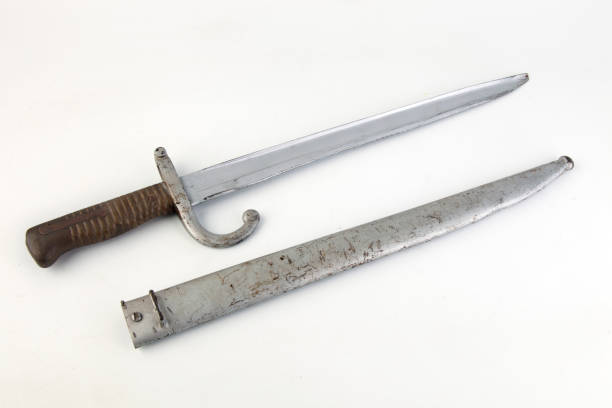 knife, sword, dagger, ancient - dagger military isolated bayonet imagens e fotografias de stock