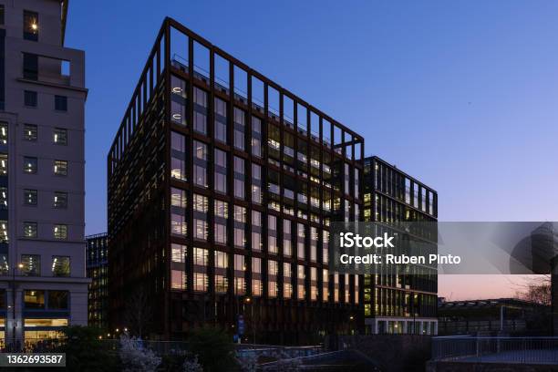 Metal And Glass Building Stock Photo - Download Image Now - UK, Renting, Apartment