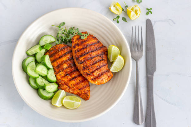 istock Grilled Chicken Breast Directly Above Photo 1362695968