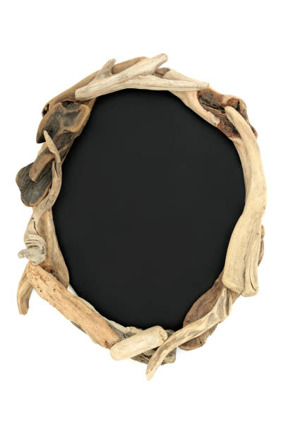 istock Driftwood and Chalk Board Natural Frame 1362703228