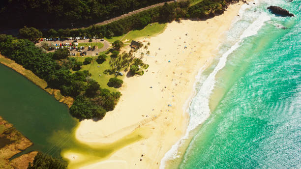 istock View of Waimea Bay with beach 1362704120