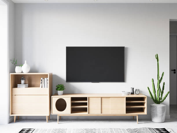 istock Interior Living Room Wall Mockup 1362707706