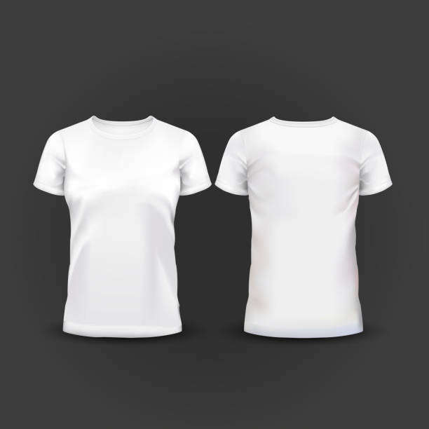 istock Vector Illustration of White Women T-shirt 1362715768
