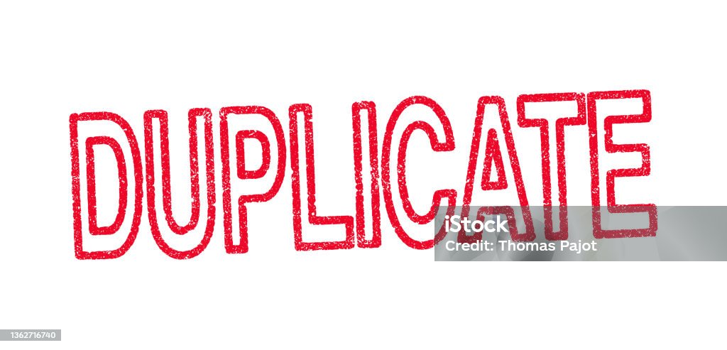 Duplicate Red Ink Stamp Stock Illustration Download Image Now Duplicate Red Ink Stamp Stock Illustration Download Image Now