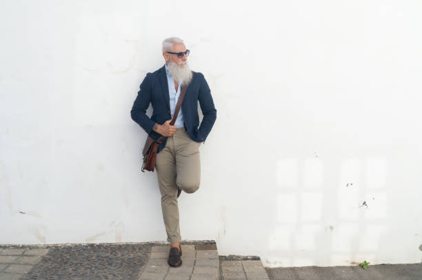 istock Senior man with a phone 1362720806