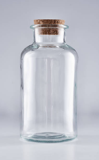 istock Glass jar with wooden cap 1362736827
