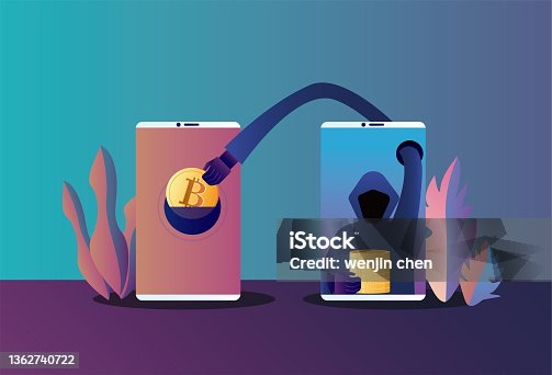 istock Hackers steal bitcoins from cellphones 1362740722