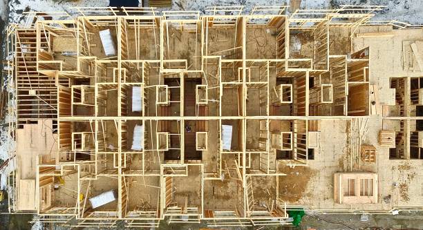 istock Construction Project Showing Details of the Various Services Between Floors 1362742266