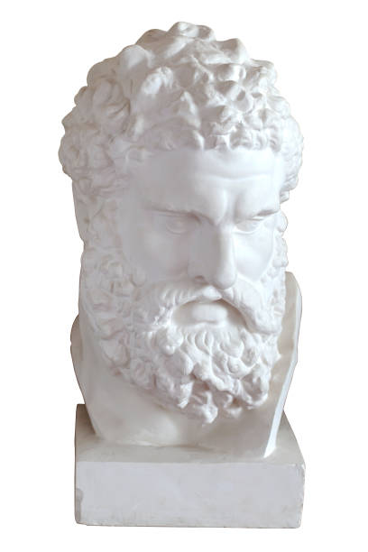 istock Head of Hercules isolated. Visual aid for students of fine arts. 1362745587