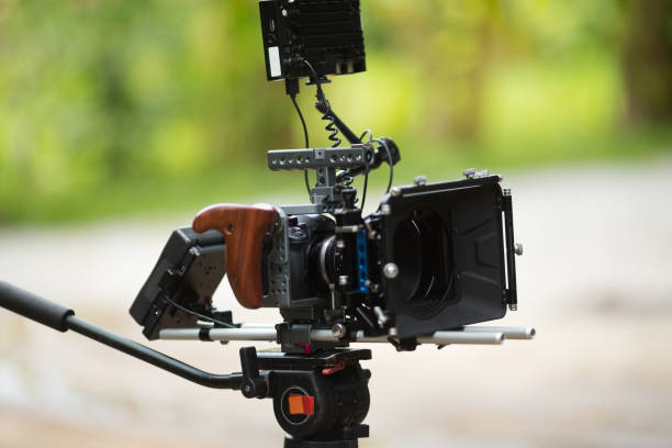 istock Filming equipment and camera set 1362746475