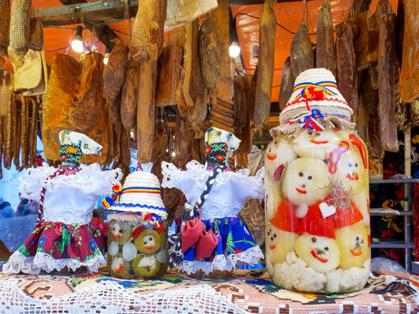 istock Various types of pickles that symbolize happy faces, Maramures, Romania 1362751393