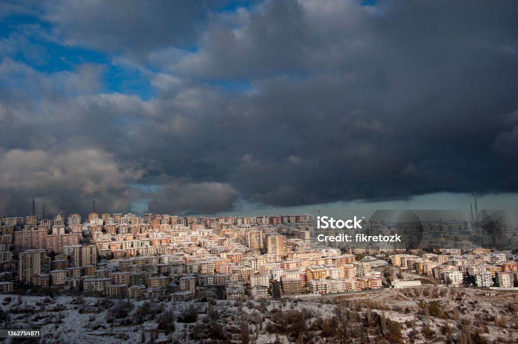 Dikmen district of Ankara in winter time Ankara - Turkey Stock Photo