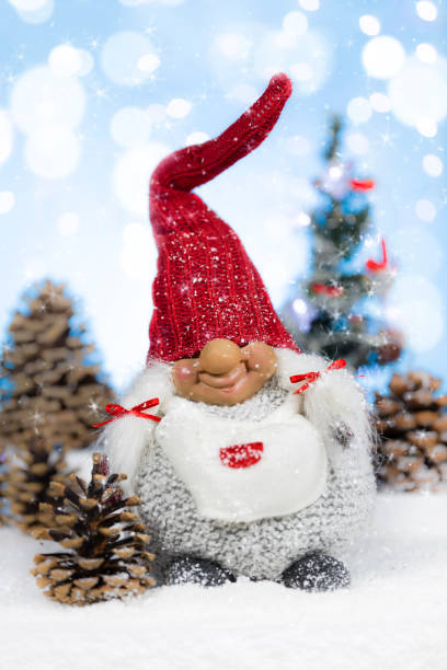 istock Christmas gnome in Christmas decoration 1362756486