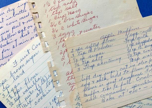 istock Vintage Recipe Cards 1362757292