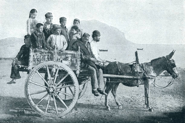 istock A Sicilian Cart Carriage used in 19th Century 1362759104